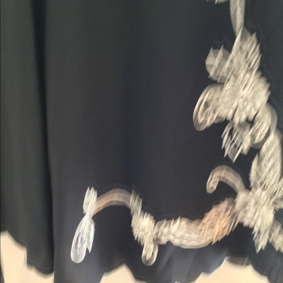 Polyester /Cotton  blend wrap skirt - Picture 6 of 8